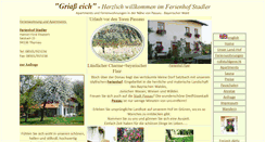 Desktop Screenshot of ferienhof-stadler.de